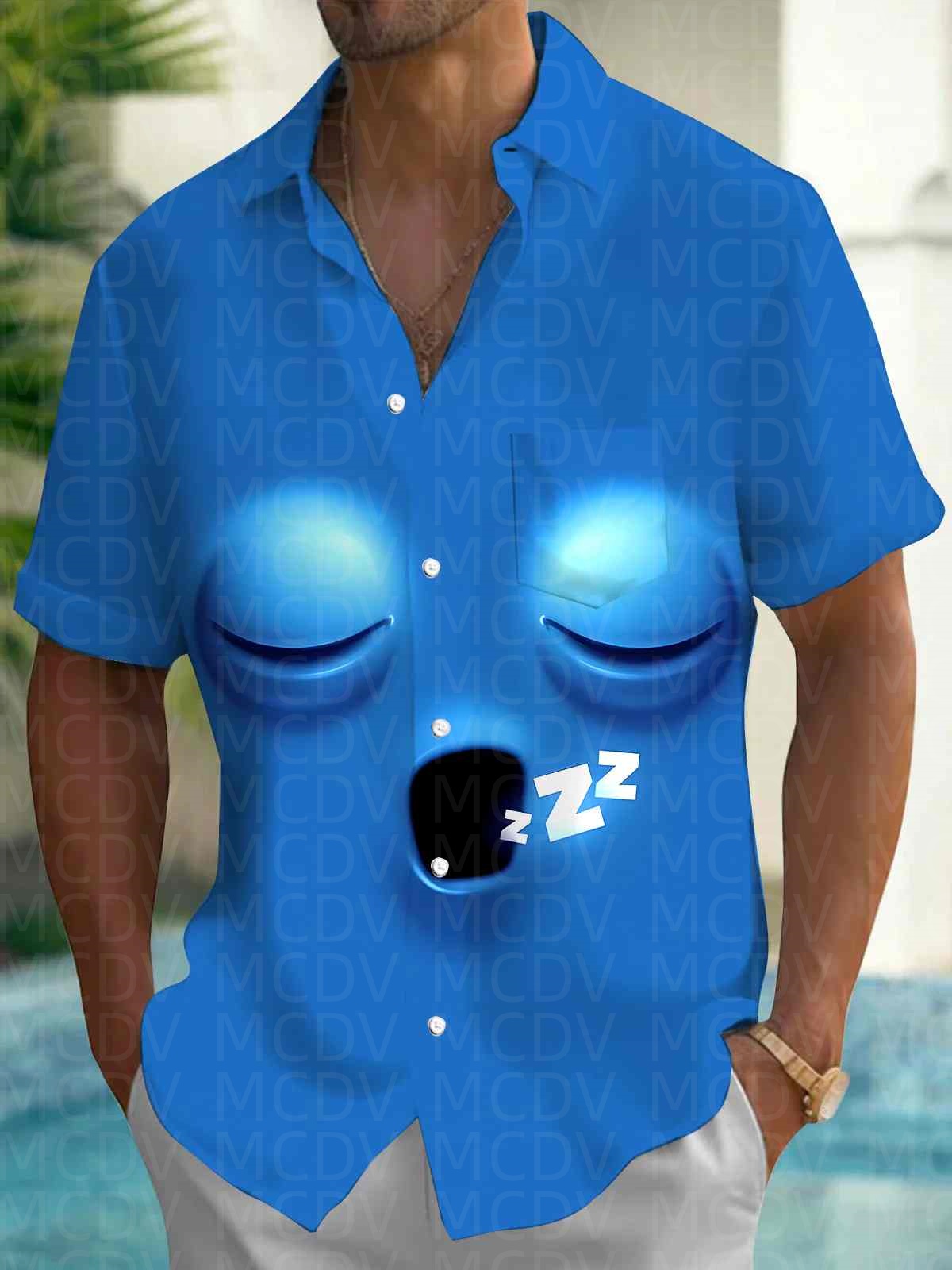 Cute Pattern Men's Hawaiian Sh - огляд і ціна Shirt Camp Collar