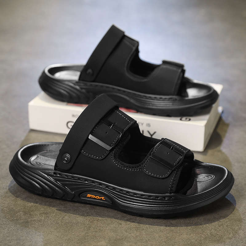 Platform Leather Male Slippers - огляд і ціна Flip Flop Leather Men