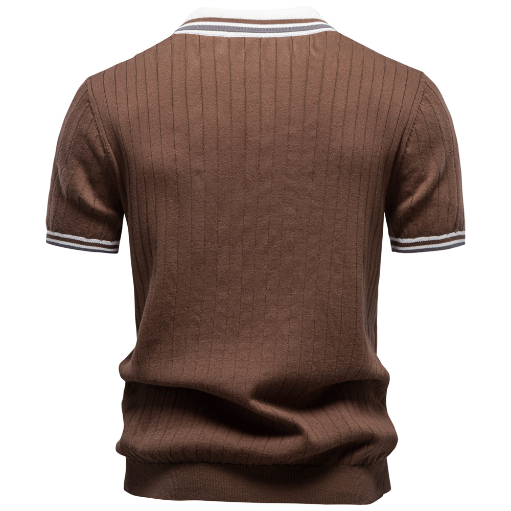 AIOPESON Men's Polo Shirt 100% - огляд і ціна Polo Shirt Pique