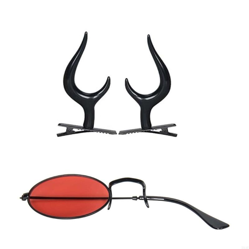 DXAE Devil Horns Hair Clips Mo - огляд і ціна Sunglass Retainer Cord