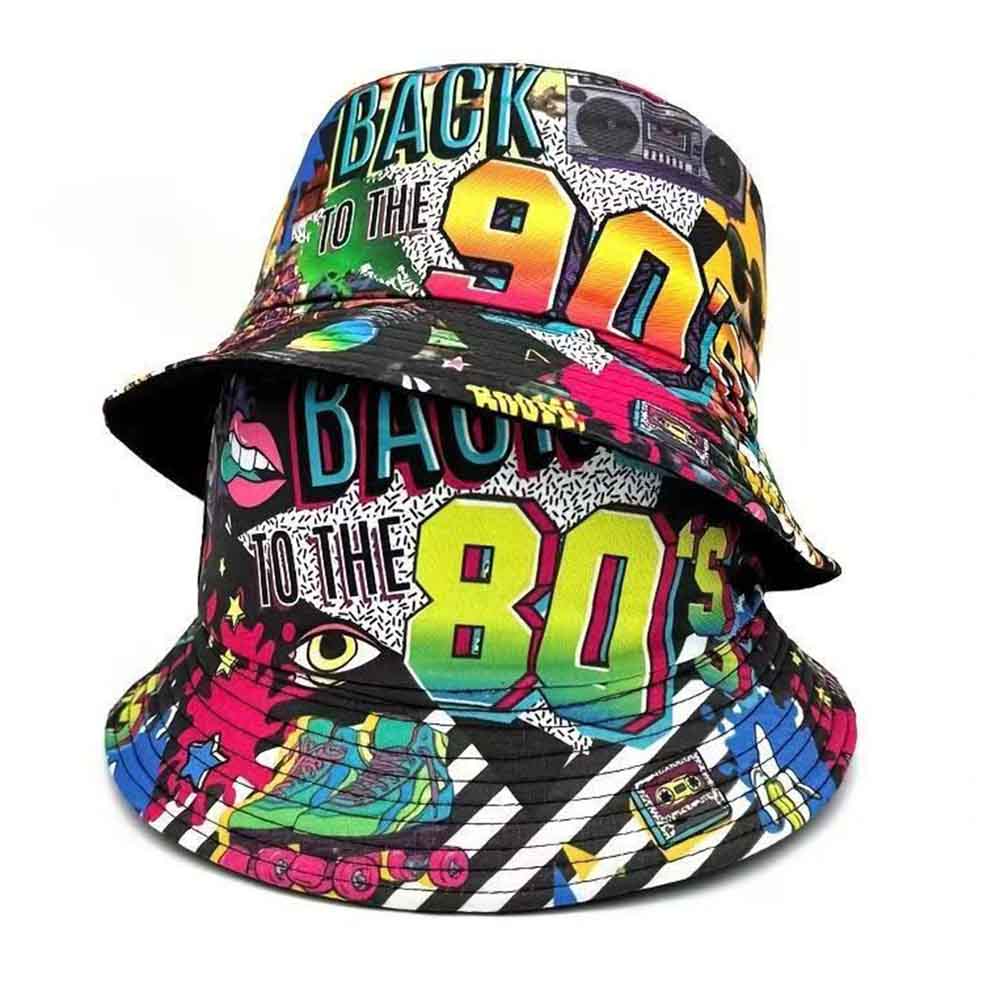 Retro 80 90s vintage Bucket Ha - огляд і ціна Packable Hat Nylon