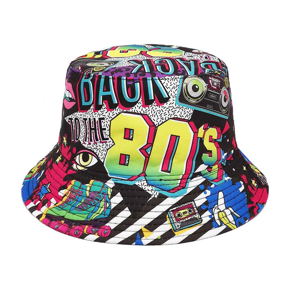 Retro 80 90s vintage Bucket Ha - огляд і ціна Packable Hat Nylon