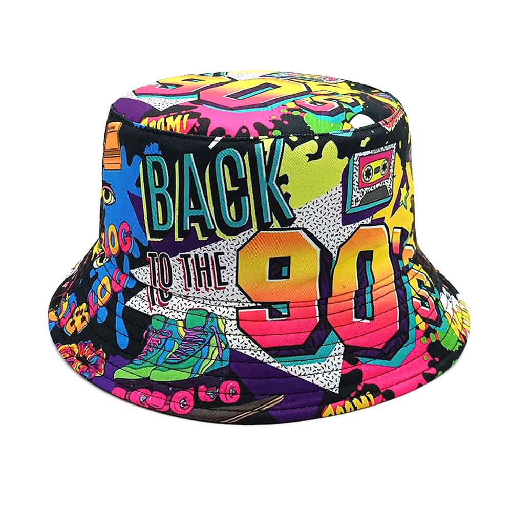 Retro 80 90s vintage Bucket Ha - огляд і ціна Packable Hat Nylon