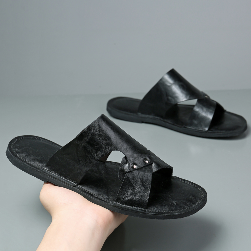 Handmade Leather Slippers Men  - огляд і ціна Flip Flop Leather Men