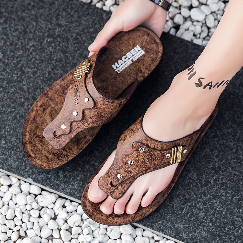 2026 New Men's Flip Flops Genu - огляд і ціна Flip Flop Leather Men
