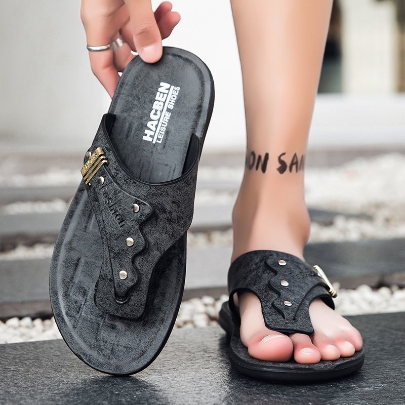 2026 New Men's Flip Flops Genu - огляд і ціна Flip Flop Leather Men