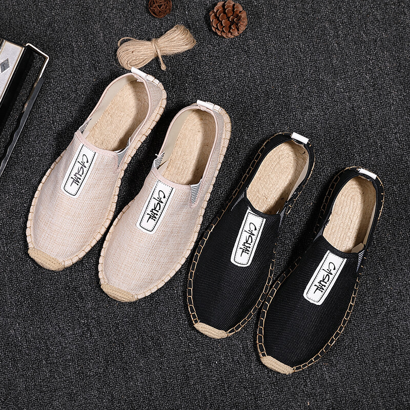 Linen Male Casual Shoes Loafer - огляд і ціна Espadrille Slip On