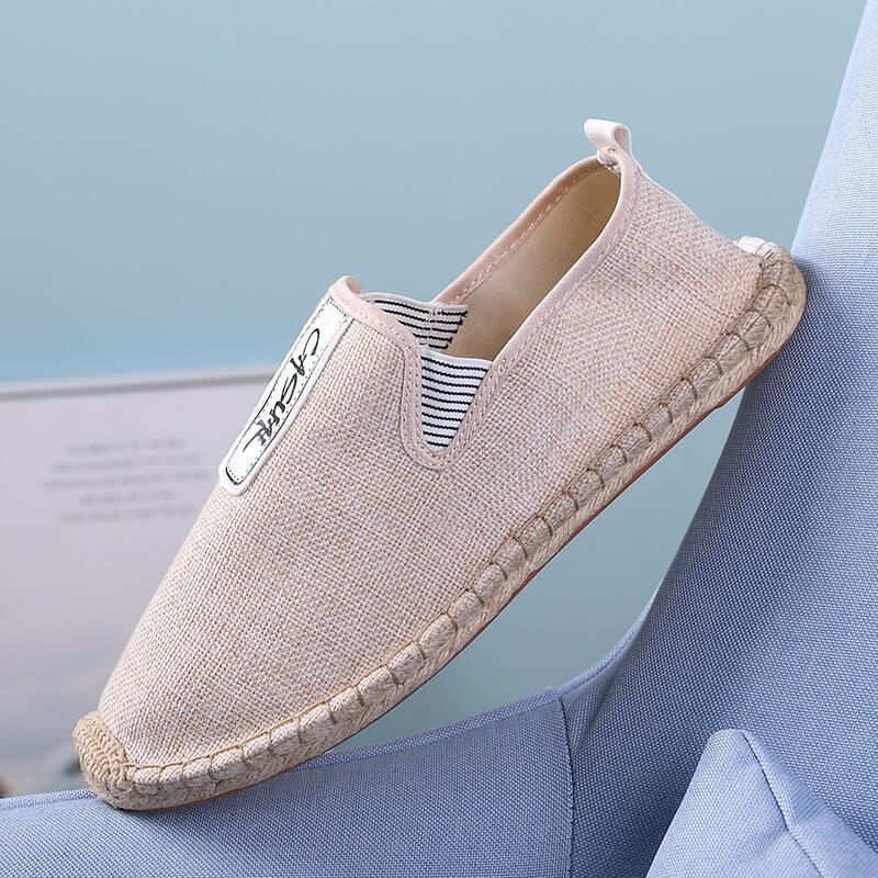 Linen Male Casual Shoes Loafer - огляд і ціна Espadrille Slip On
